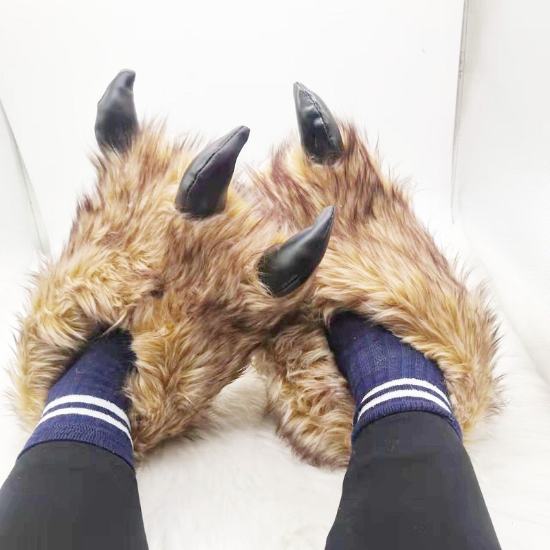 lion paw slippers for adults TGS A.A