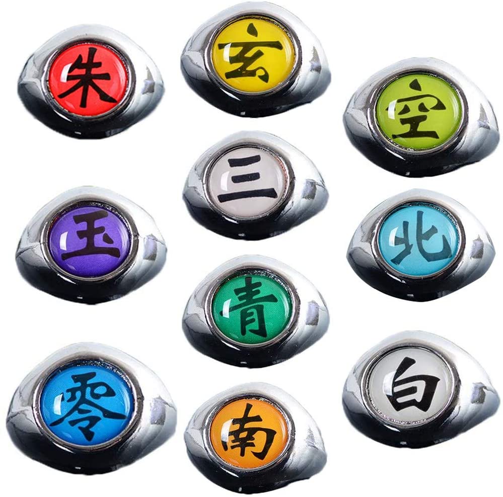 Anillos Akatsuki  Akatsuki anillos, Imagenes de naruto shippuden, Akatsuki