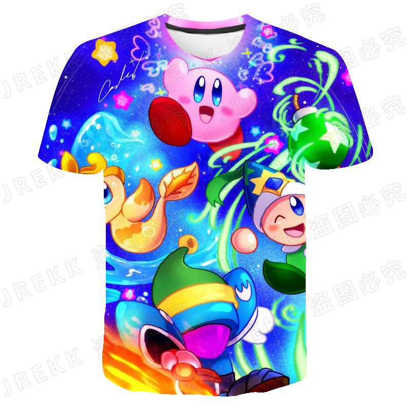 kirby Camiseta Niños Anime Lindo Impresión 3D Streetwear Niño Niña Moda  Casual Hip Hop Camisetas Tops Ropa | Shopee Chile