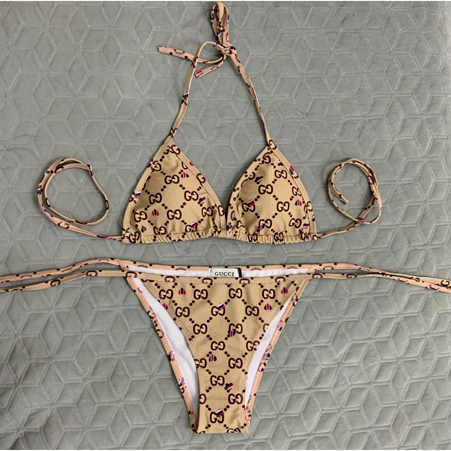 Gucci Bikini Mit GG-Print Farfetch | ubicaciondepersonas.cdmx.gob.mx