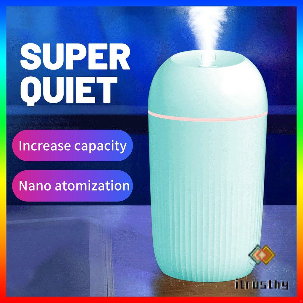 Difusor de aroma de luz de humidificador silencioso Difusor de aroma continuo  intermitente 