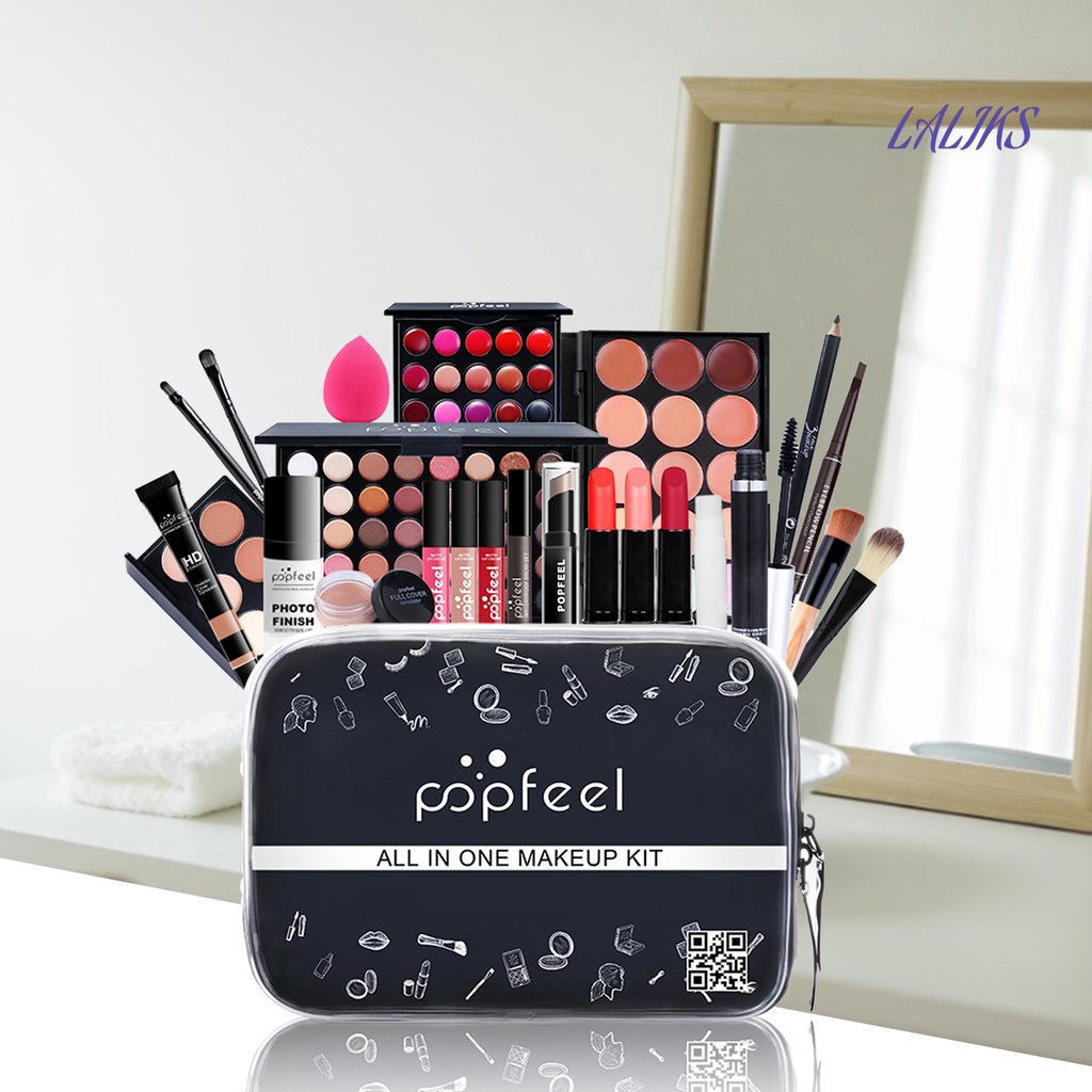 laliks 25pes/set set de maquillaje profesional universal herramienta de  belleza conjunto completo cosméticos para principiantes | Shopee Chile