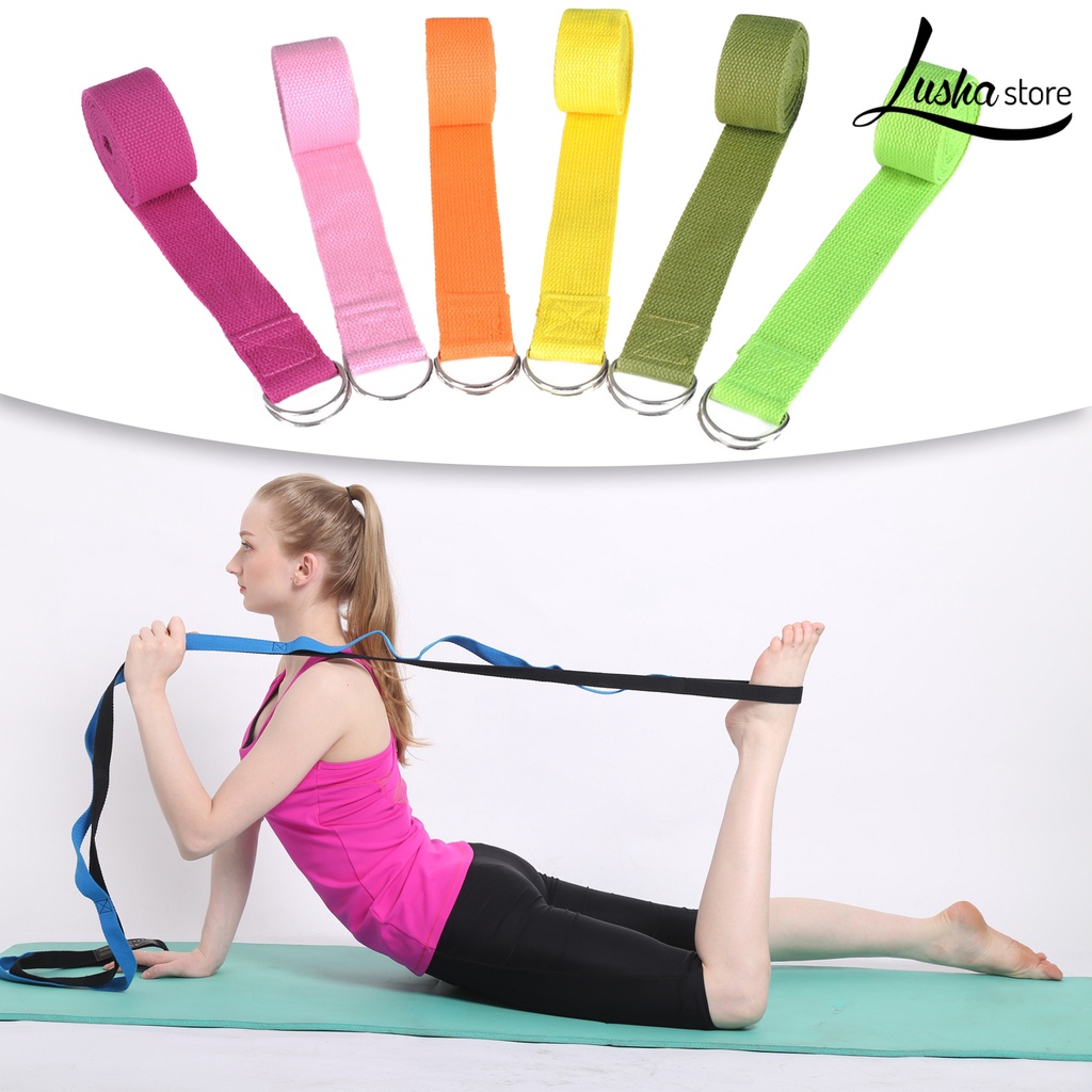 correa elástica para Yoga Cinturón de Yoga para mujer colorido par 