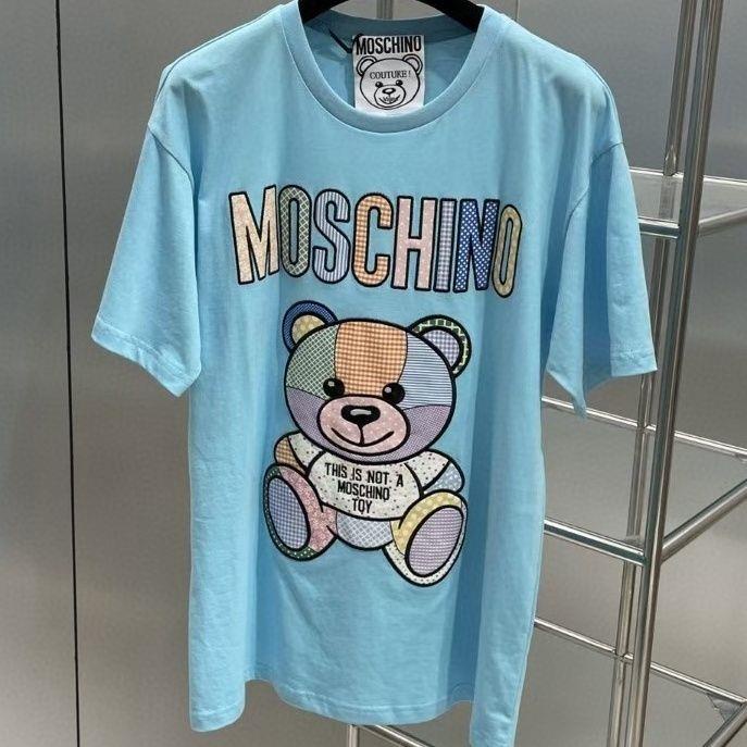 Moschino Verano Oso Puro Algodón Camiseta De Manga Corta Suelta Estilo De  Longitud Media | Shopee Chile