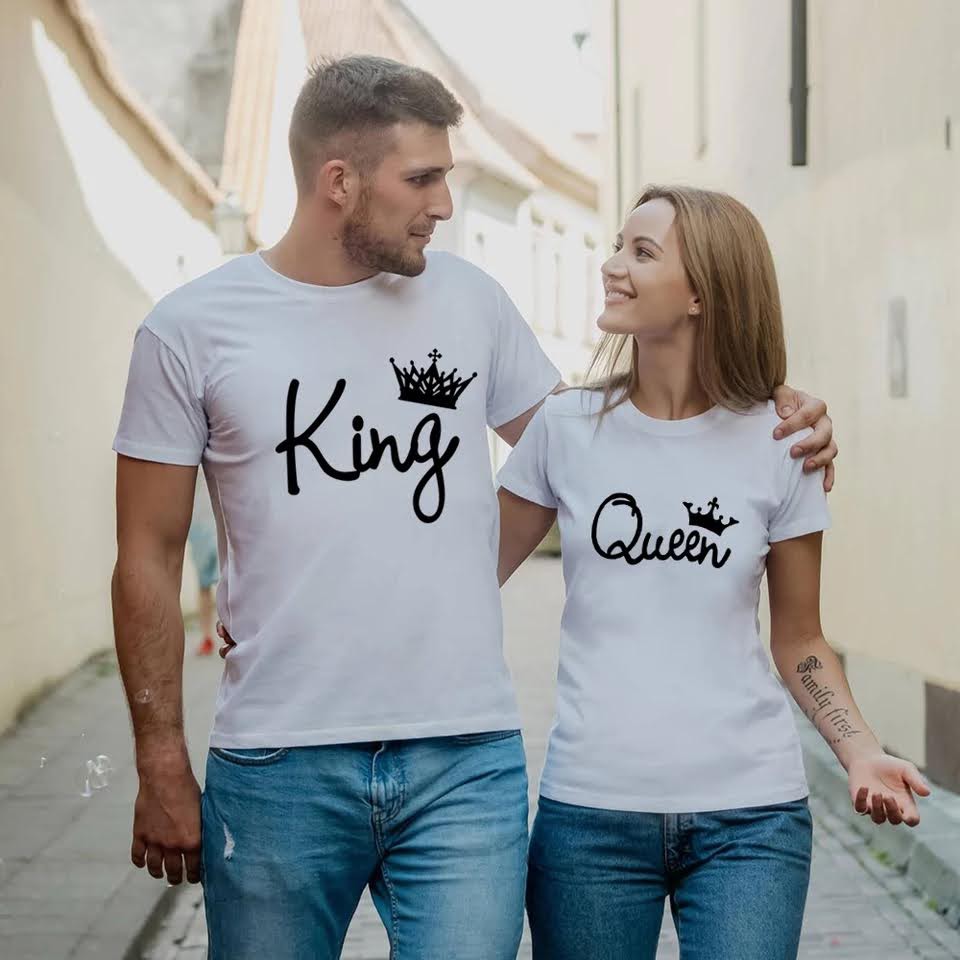 Camisa Zavyn pareja King Queen | Shopee Chile