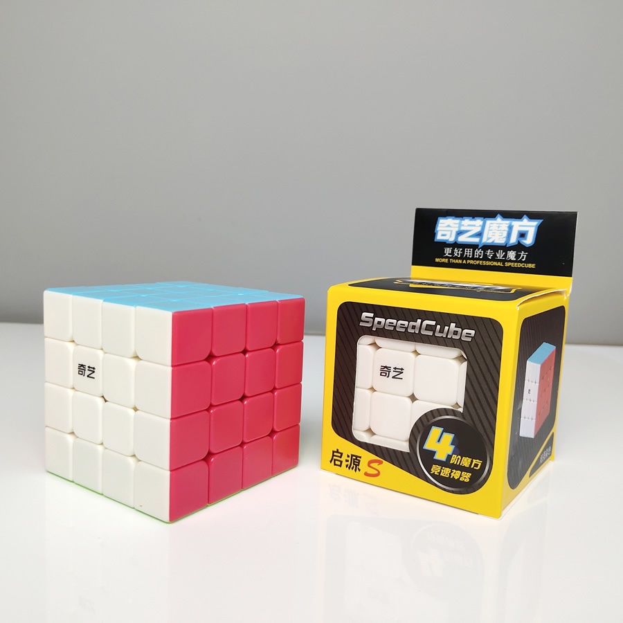 Juego de Cubo de Rubik Rubix base de 4X4 Caja Niños Juguete Juegos cerebro Teaser Navidad Regalo Nuevo Reino Unido 