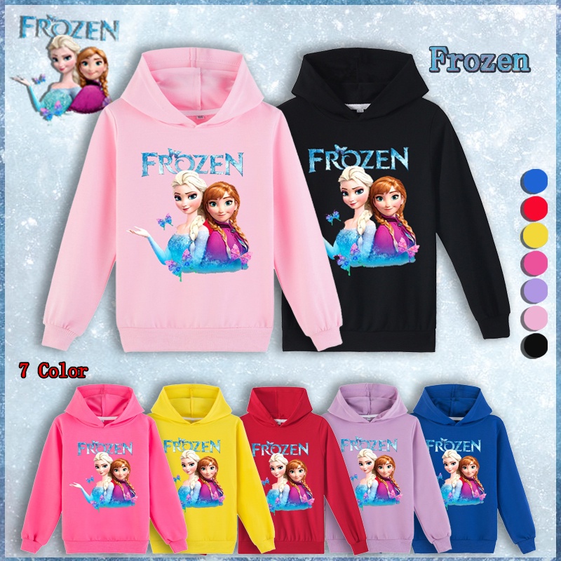 diseño de Elsa y Anna Chándal deportivo para niña con cremallera y capucha Disney Frozen 2 