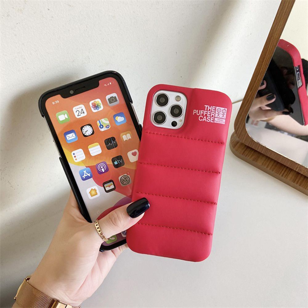 ALLSMILEE Half-wrapped Mobile Cover Shockproof The Puffer Case Phone Case  Down Jacket Design Anti-drop Design Soft TPU Frame Multiple Color For  iPhone 13 Series/Multicolor | Shopee Chile