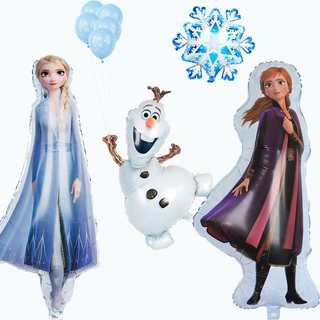 Disney Frozen Princesa Foil Globos Elsa Anna Olaf Helio Globos Baby Shower Nina Fiesta De Cumpleanos Decoraciones Ninos Juguetes Aire Globos Shopee Chile