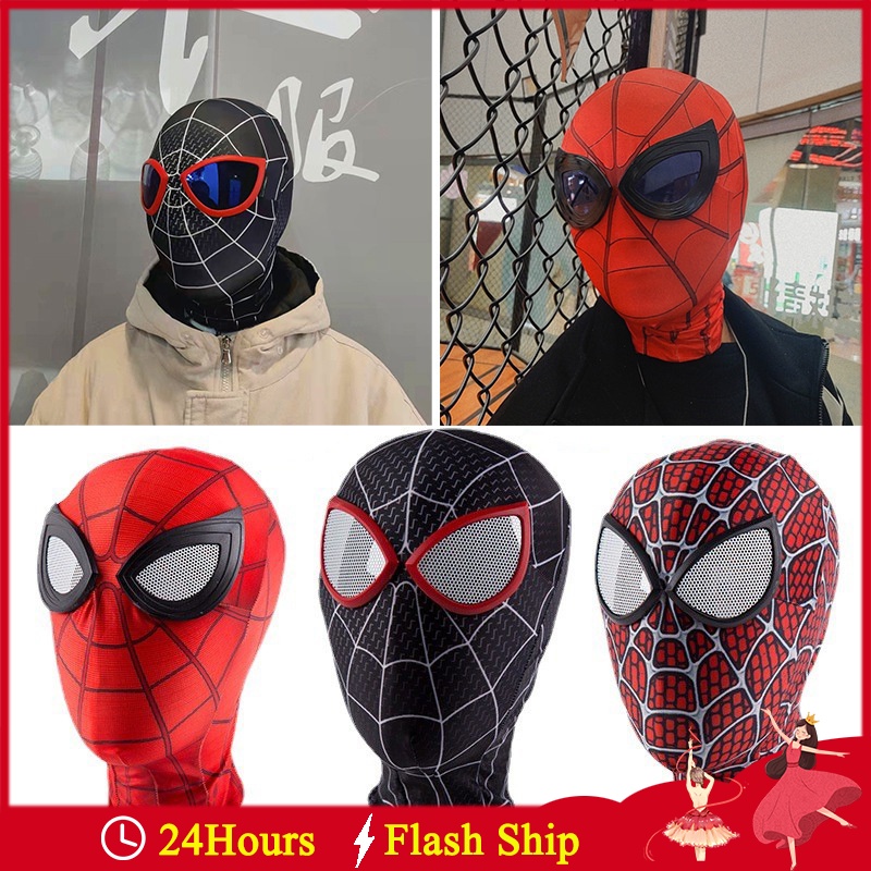 Niños Y Adultos Máscaras 3D Spider-Man : No Hay Manera De Casa Negro Oro  Cosplay Homecoming Vengadores Infinity War | Shopee Chile