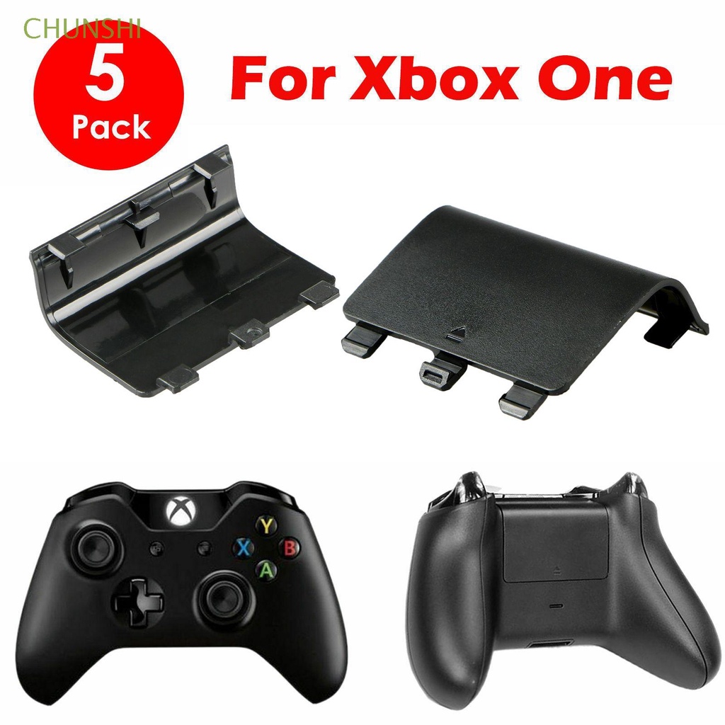 CHUNSHI Durable Battery Cover Black Cover Door Back Covers Gamepad ABS 5Pcs  Replacement for XBOX O-n-e Lid Shell/Multicolor | Shopee Chile
