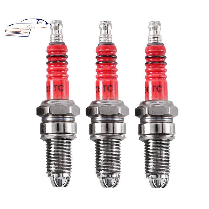 Piezas coche Encendido y accesorios Bujía De Carreras con 3 Electrodos para CG 125 150 CF250 Motococleta Scooter ATV Quads XZANTE 3 Piezas D8TC Bujía del Electrodo raghuinstech.com