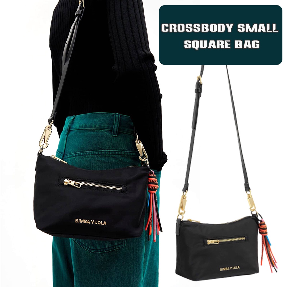 Bimba y lola España Mujer Hombro banano Bolsos Lujo Tamaño original Plata Carta Dorada | Shopee Chile