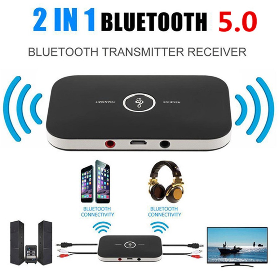 can be Connected to Smartphone/Tablet Bluetooth, Bluetooth Receiver 5.0 Wireless Audio Receiver Compatible with 3.5mm Jack AUX car Audio/Wired Headset/Home Stereo System 