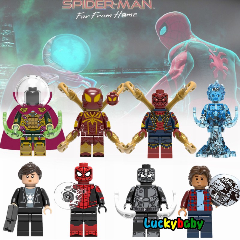 Bloques De construcción minifiguras compatibles Spider-Man lejos De Casa  misteriosa | Shopee Chile