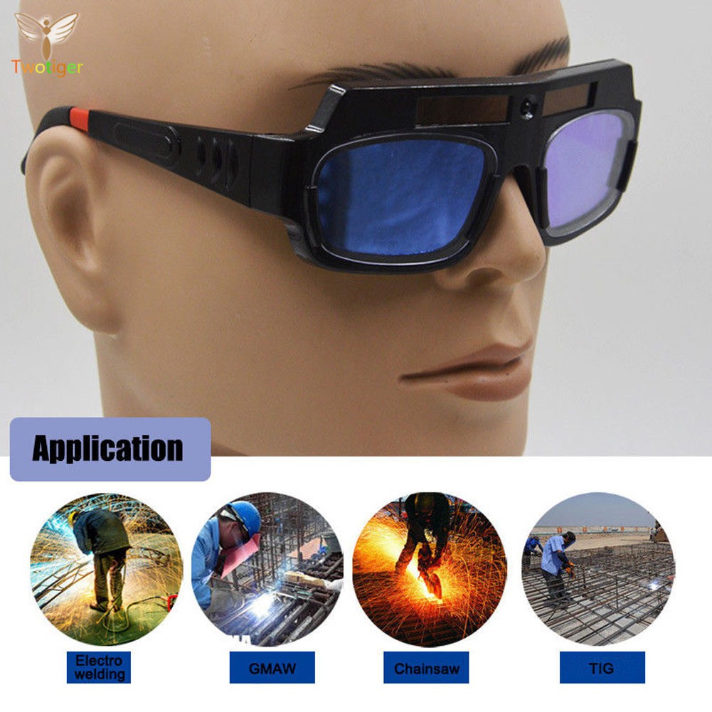 lentes solares LCD Gafas de soldadura con filtro de oscurecimiento automático casco y máscara de ojos 