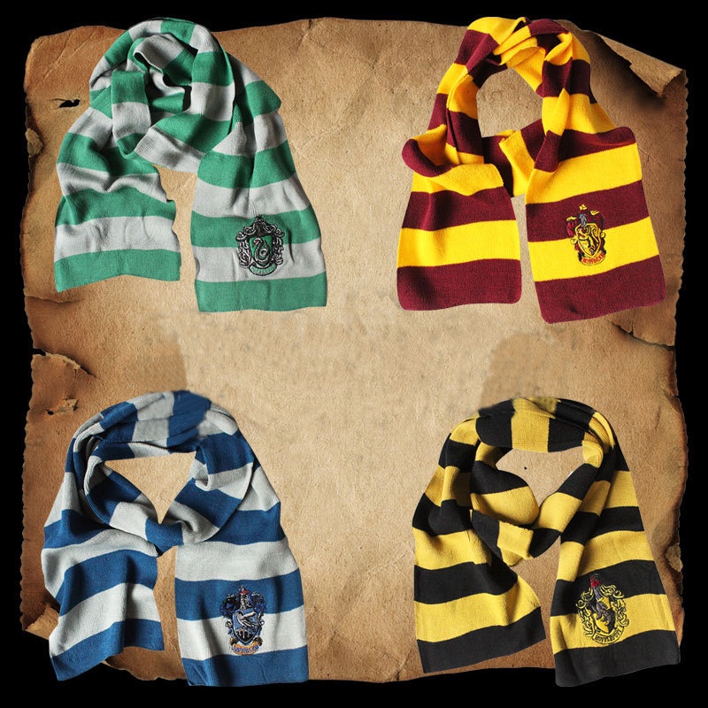 potter gryffindor slytherin ravenclaw hufflepuff caliente bufanda regalo de invierno cosplay | Chile