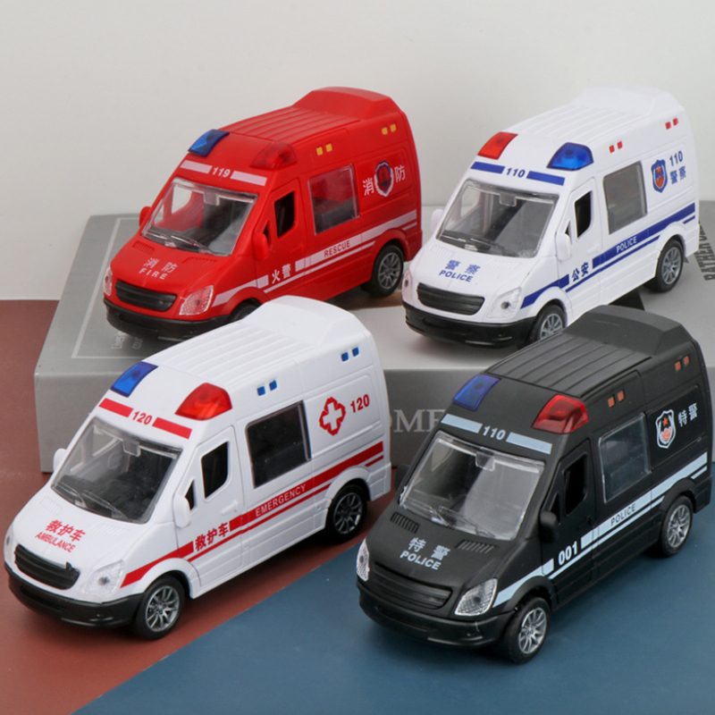 Coche de juguete Diecast ambulancia Luz y Sonido Vehículo Niños Chicos Cumpleaños Chica Juguete Nuevo 