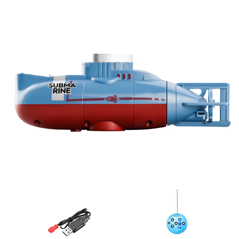 Mini RC Submarino 6 canales control remoto barco barco impermeable buceo juguete 