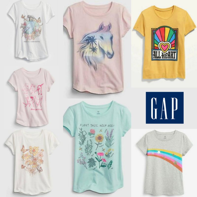 Polera gráfica | Gap Tops para niñas | Gap ropa infantil | Shopee Chile