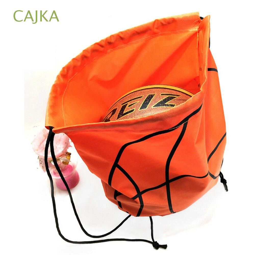Elastic Sports Drawstring Mesh Ball Bag Football Storage Bag With Shoulder Strap 