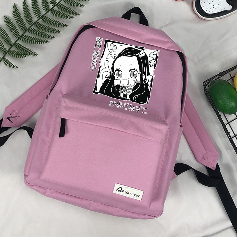 Demon Slayer Nezuko Mochilas Travel 2022 Infantil Borse Da Donna 