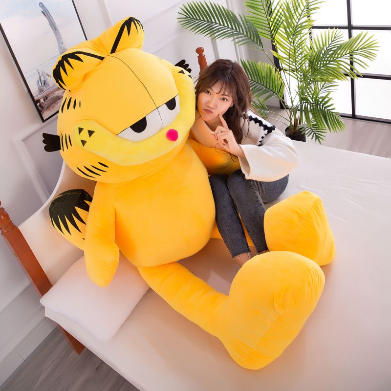 100cm Big Garfield Gato Peluche Suave Almohada Gigante Animales Muneca Ninos Bebe Regalo Shopee Chile