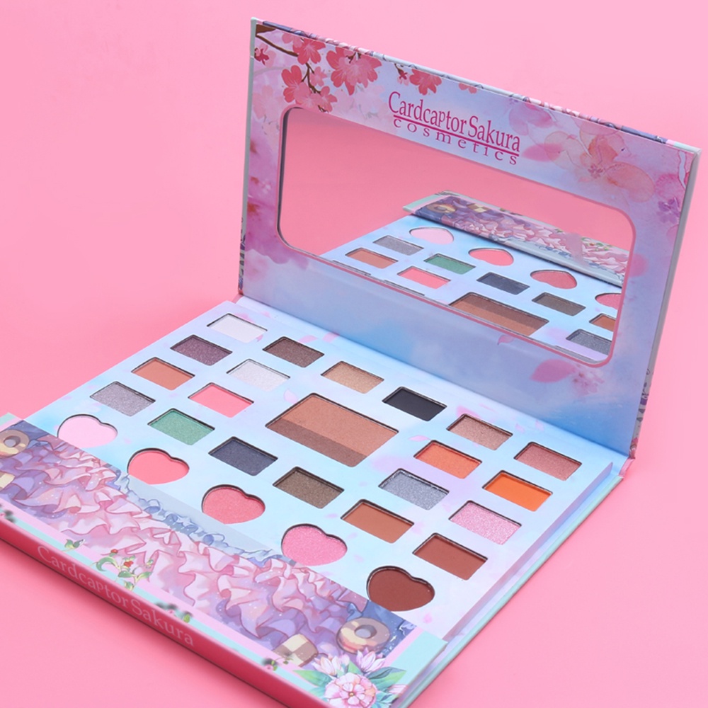 Paleta De Sombras De Ojos De 26 Colores Mate Brillo Sombra Conjunto De  Maquillaje Japonés Anime Cosméticos Con Cepillo | Shopee Chile
