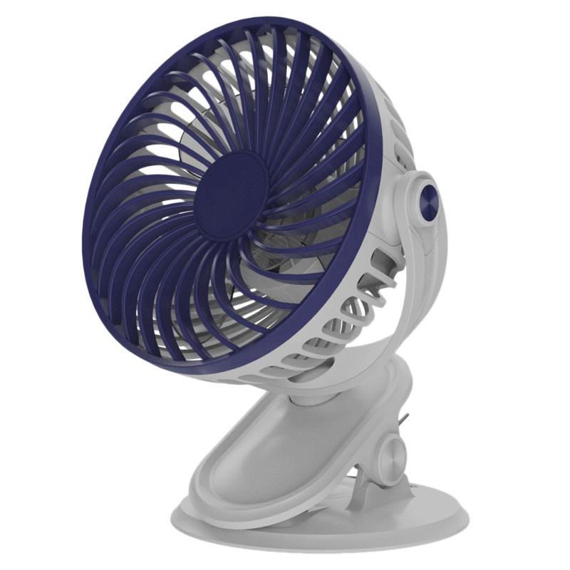 Ventilador De Clip D601s Fuente De Alimentacion Usb Ventilador De Escritorio Giratorio De 2 Velocidades Con Cable Azul Zafiro Tipo Usb Shopee Chile