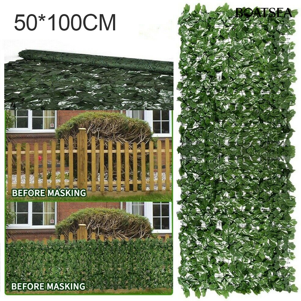 Bs 50x100cm Rollo De Flores Artificiales Para Privacidad Valla De Pared  Balcón Decoración | Shopee Chile