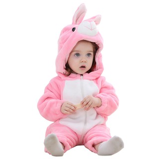 Mameluco De Anime Para Ninos Pijamas Calidas Onesie De Invierno Conjunto De Zorro Rojo Pato Conejo Capucha Shopee Chile
