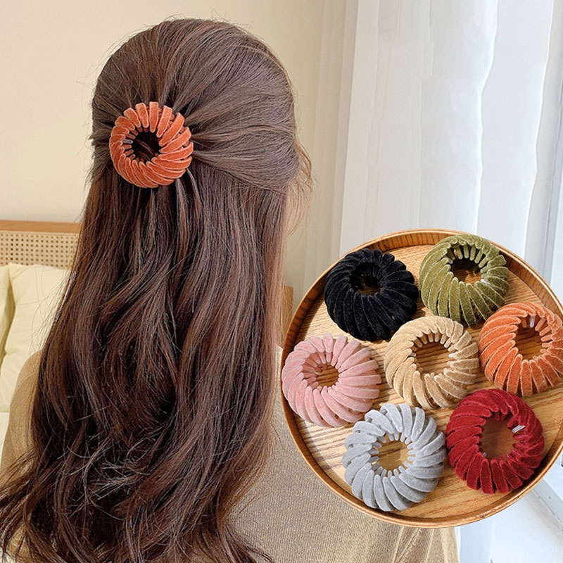 Autumn Winter Hair Clips For Women Bird Nest Expanding Hairpins Horsetail  Buckle Hair Claw Clip Simple Style Hair Accessories | Shopee Chile