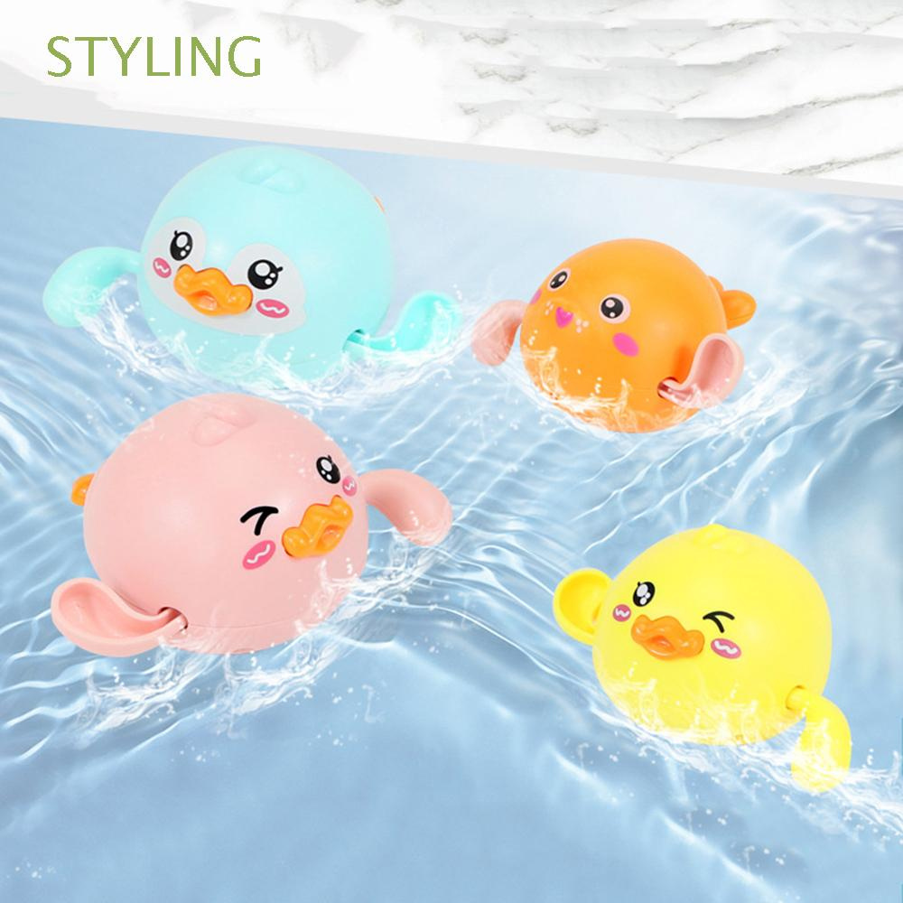 Estilo Animal Lindo Leon Marino Pinguino De Dibujos Animados Pato Amarillo Bebe Bano Juguetes De Agua Juguete Shopee Chile