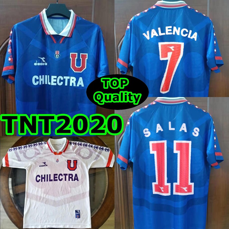 1996 Universidad De Chile Retro Jersey Salas Valencia L Rodriguez Futbol Camisas Shopee Chile