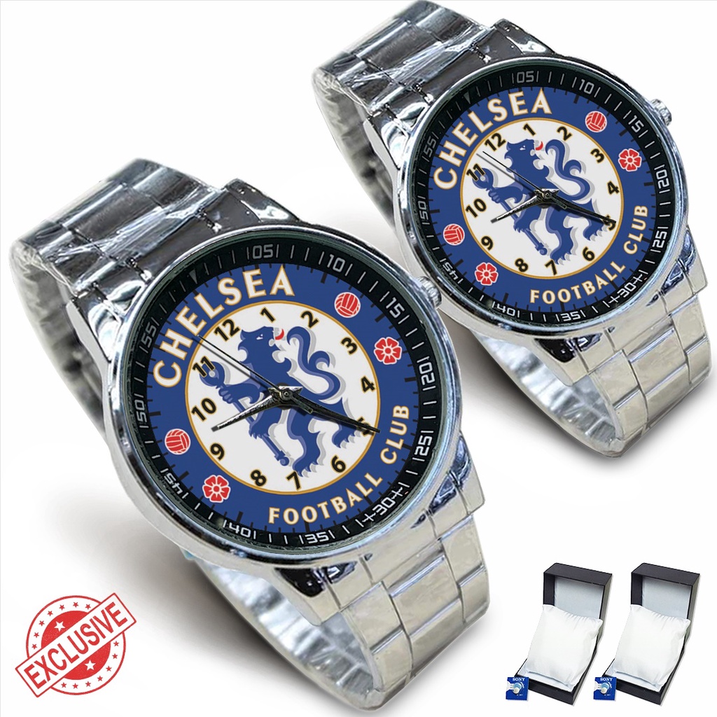 Reloj de pulsera con diseño del Chelsea Football Club para parejas/piezas  por separado | Shopee Chile