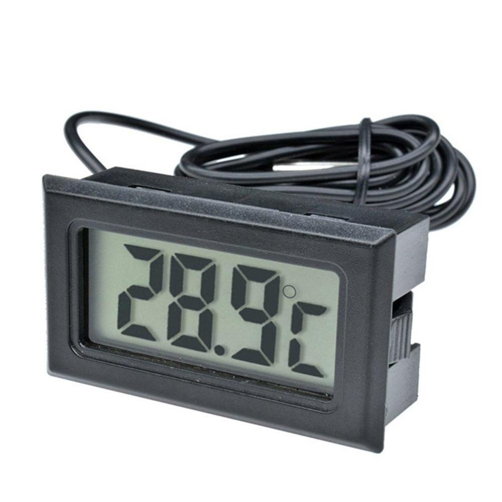 Termómetro electrónico digital incrustado medidor de temperatura sonda agua 