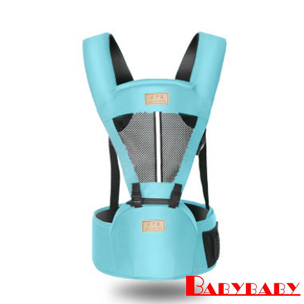 para recién nacidos hasta niños pequeños portabebés con asiento de cadera cinturón de fijación babero portabebés de hasta 12 kg Cypressen Portabebés ergonómico 
