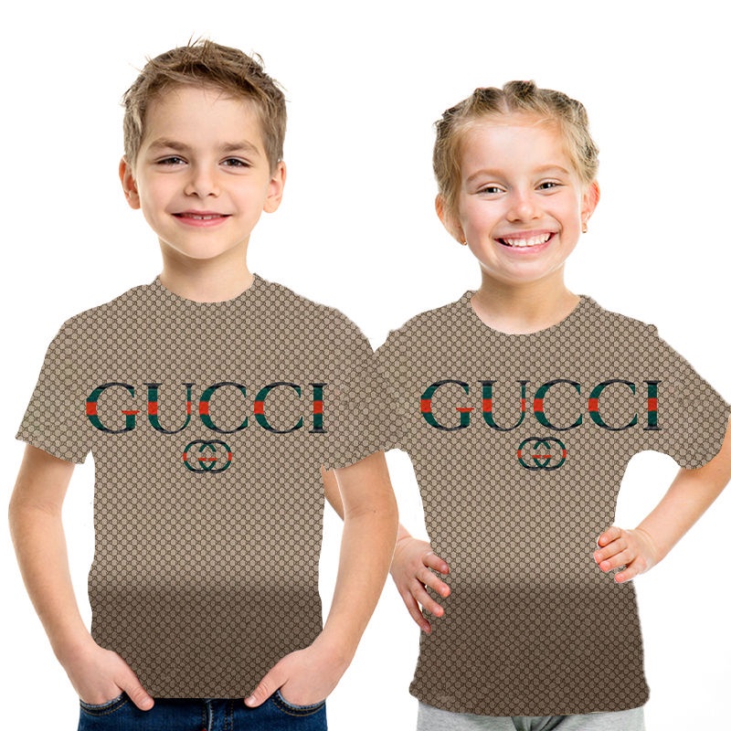 Sí niños frescos Cuello Redondo Patrón Gráfico Impreso Camiseta 