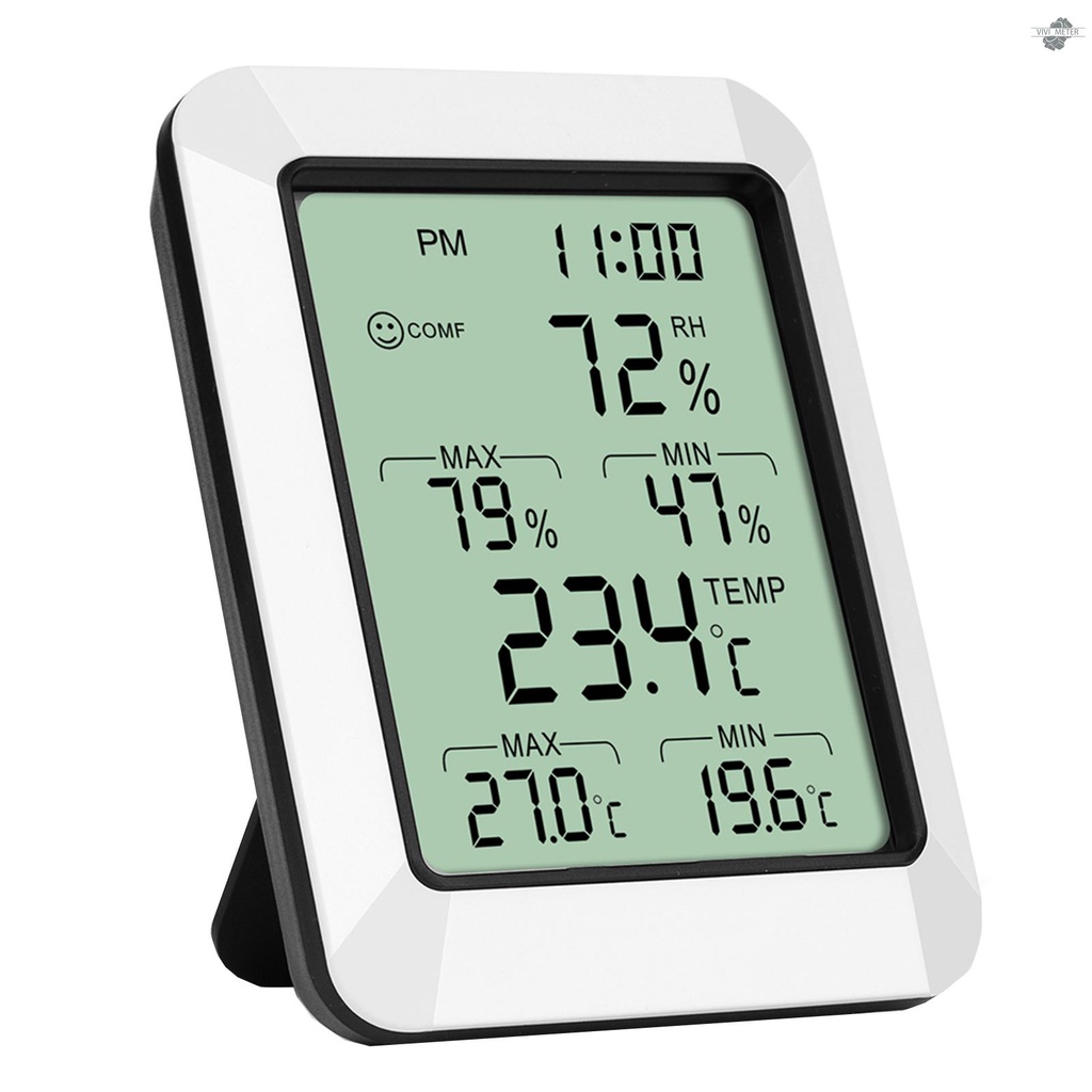 Mini Digital LCD Pantalla Termometro Higrometro Temperatura Humedad Nuevo E8T4