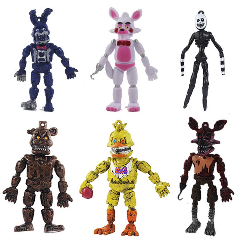 12/1pcs Cute Five Nights at Freddy's FNAF Action Figures Doll Games Toys S499 