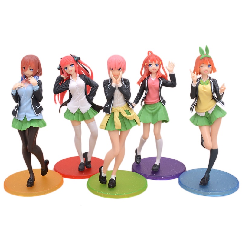 20cm Nakano Miku Anime The Quintessential Quintuplets Figura Kawaii Uniforme Escolar De Pie