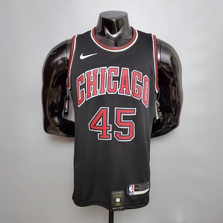 escaramuza tono Desconfianza Camisa De Baloncesto Jordan # 45 Chicago Bulls Camiseta Negra | Shopee Chile