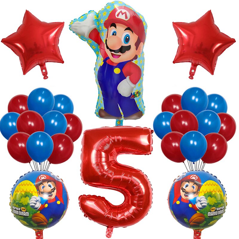 Set Cumpleaños Mario Bros Niños 