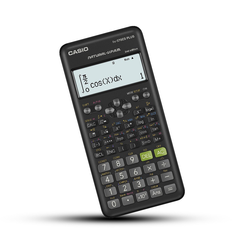 Casio Fx 570es Plus Calculadora De Escuelauniversidad Ciencia Científica 417 Funciones 