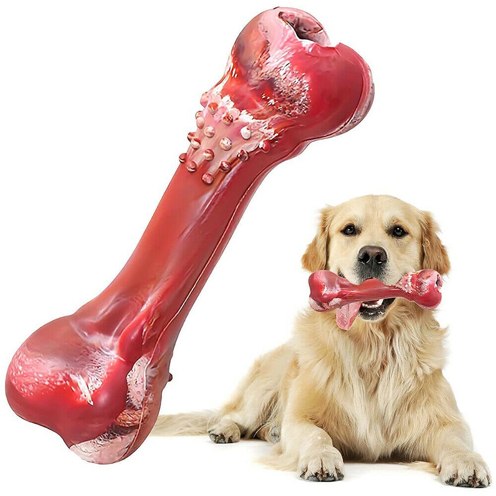 Hueso de Espuma para Cachorros Grandes Juguete para la dentición de Perros y Cachorros Pet Love 