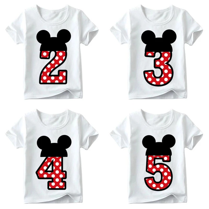 Disney Camiseta de manga larga para niños con diseño de Mickey Mouse 