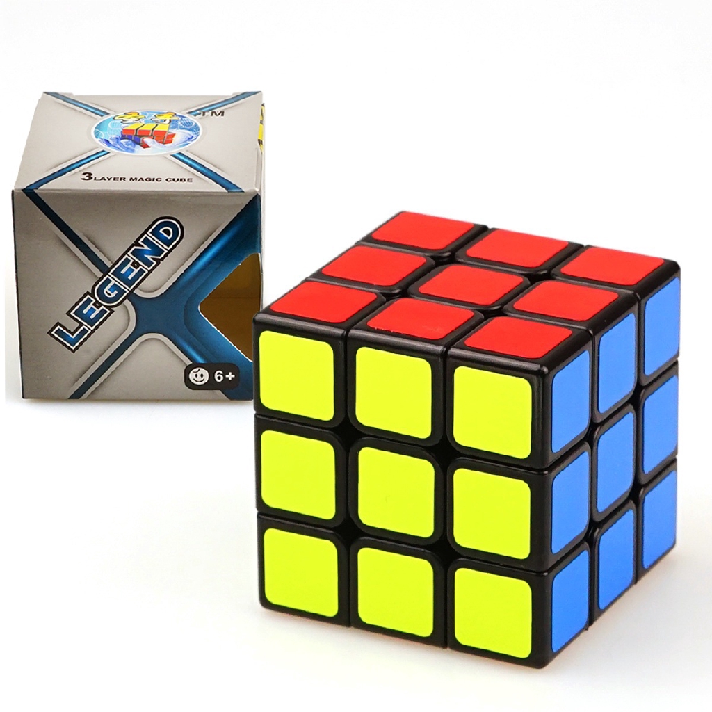 3D Cubos mágico súper suave Puzzle Twist Set una rápida velocidad Cubo Rubix Juguete Clásico 