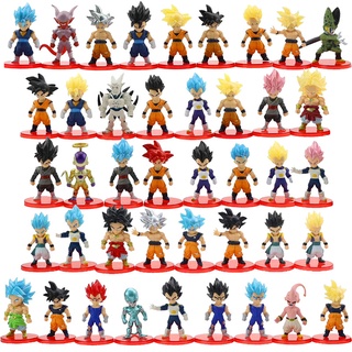 21 Unids/Set 6-8cm Dragon Ball Z DBZ Anime Saiyan Vegeta Broly Frieza  Freeza Son Goku PVC Figura De Acción Juguete Topper | Shopee Chile