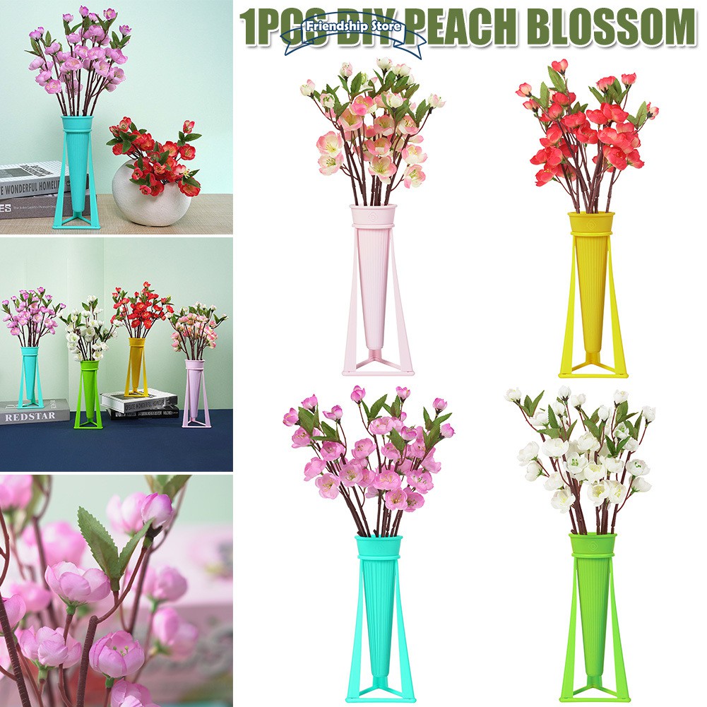 Flores Hechas A Mano Flor De Melocotón DIY Arreglos Florales Decoración Para  El Hogar Oficina Adornos | Shopee Chile