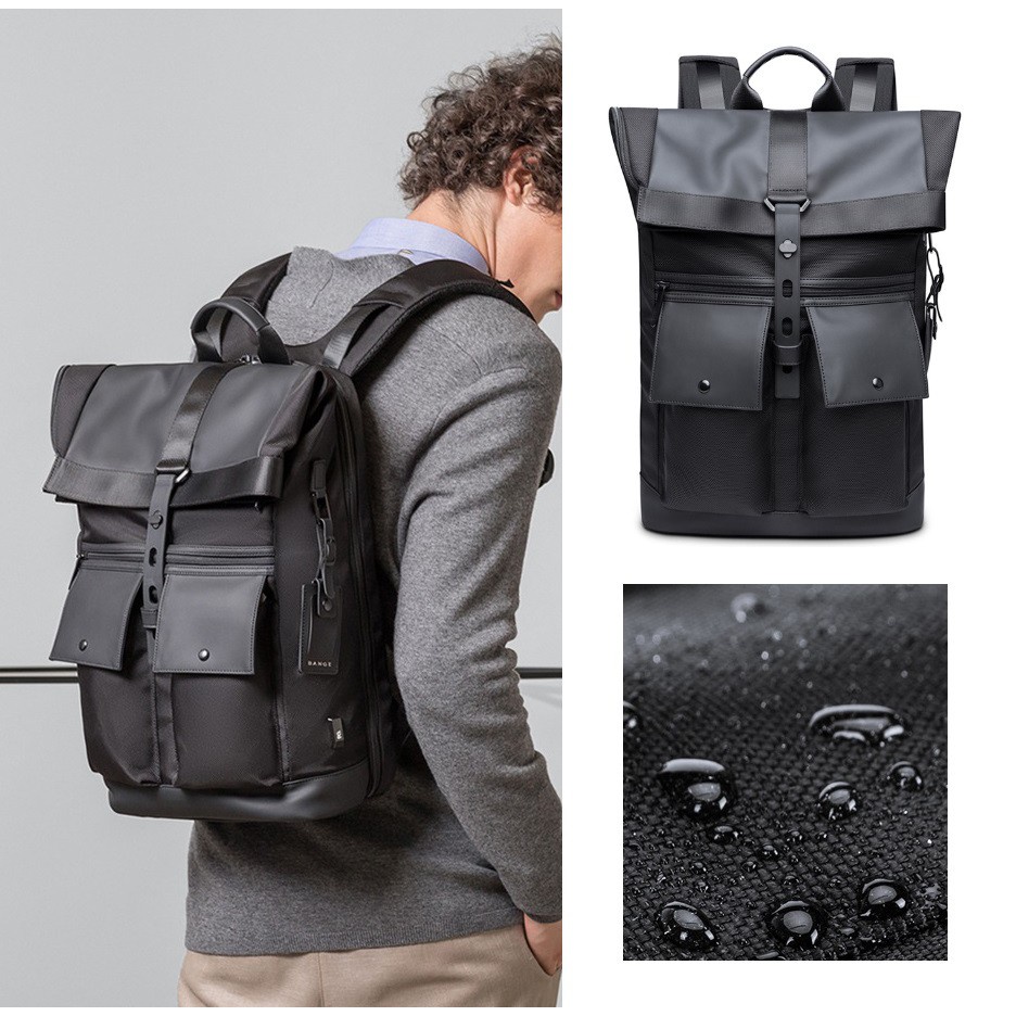 BANGE hombres portátil mochila bolsa impermeable hombre bolsa de viaje Bagpack Casual bolsa de la | Shopee Chile